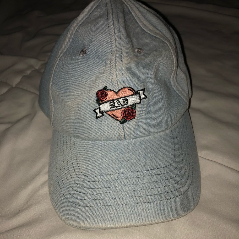 Embroidered Denim Hat